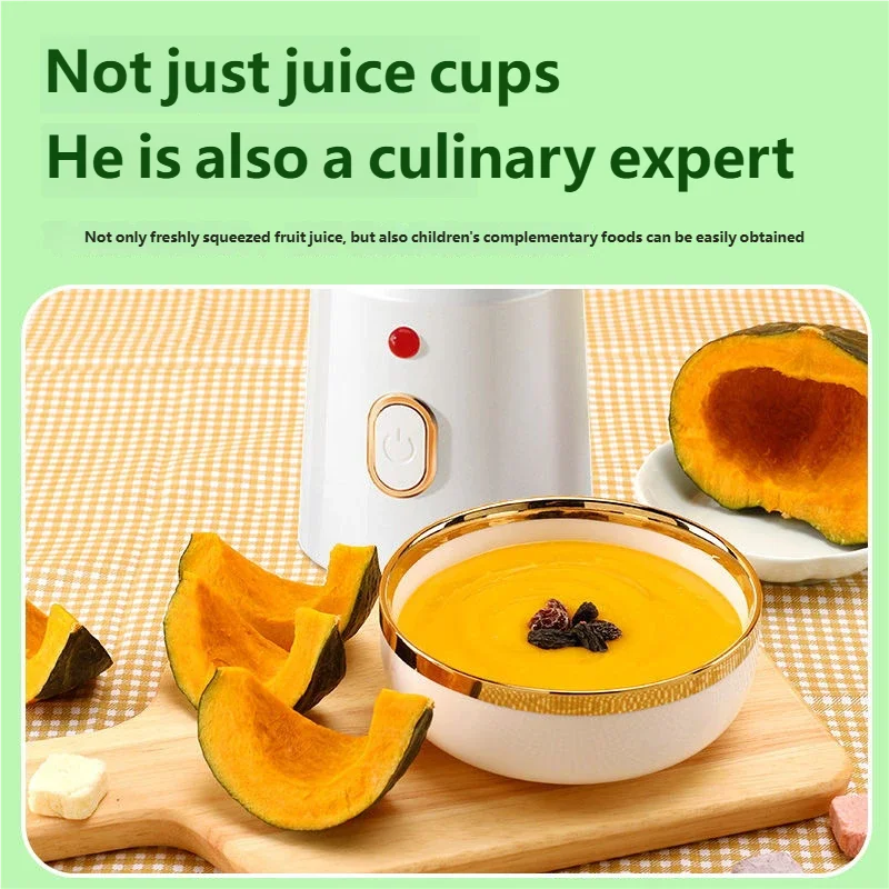 HOMEFISH Electric Portable Wireless Blender 10 Blades Fruit Juicer Machine