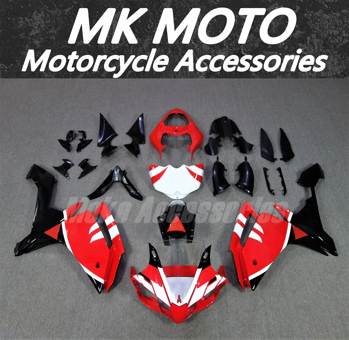 

Комплект обтекателей для мотоцикла подходит для кузова Yzf R1 2007-2008 высококачественный ABS инъекция новый красный белый черный
