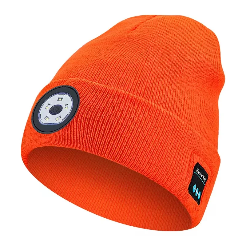 Cappello Invernale Con Cuffie Bluetooth 5.2 - Regalo Uomo Donna - Batteria 22 Ore, Nero, Taglia Unica