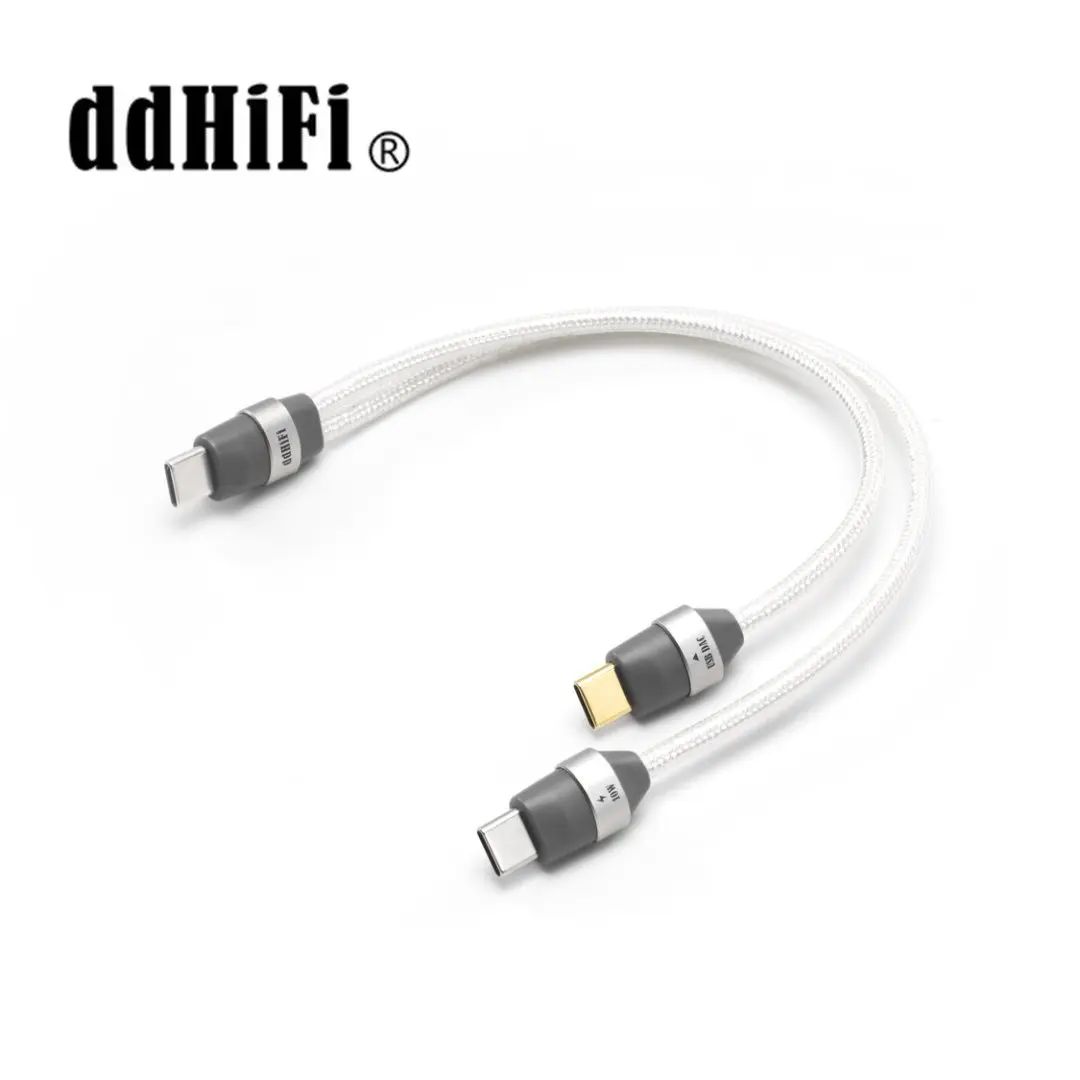ddHiFi TC05M3 dual USB-C plug with charging OTG decoding cable, audio decoding and charging 2-in-1