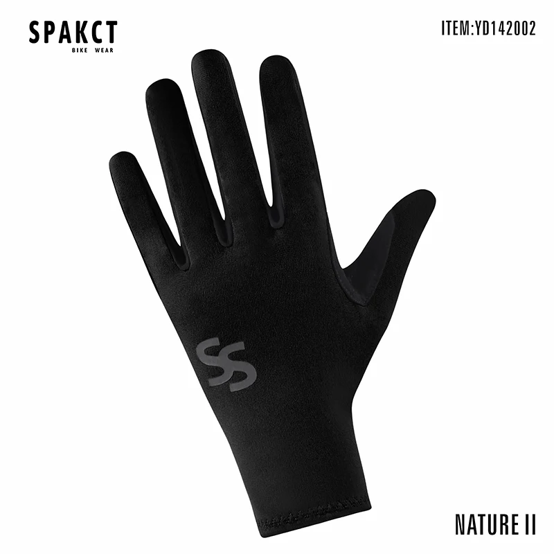SPAKCT Winter Cycling Gloves Men Women Thermo Thermal Fleece Reflective