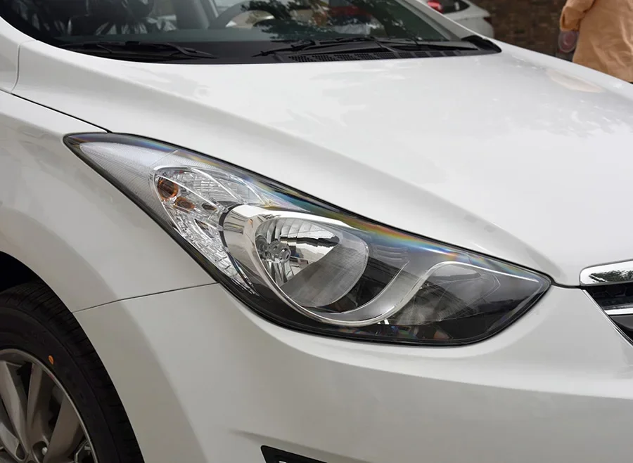 

For Hyundai Elantra / Avante 2012-2015 Front Headlight Cover Transparent Headlamp Shell Plexiglass Replace Original Lampshade