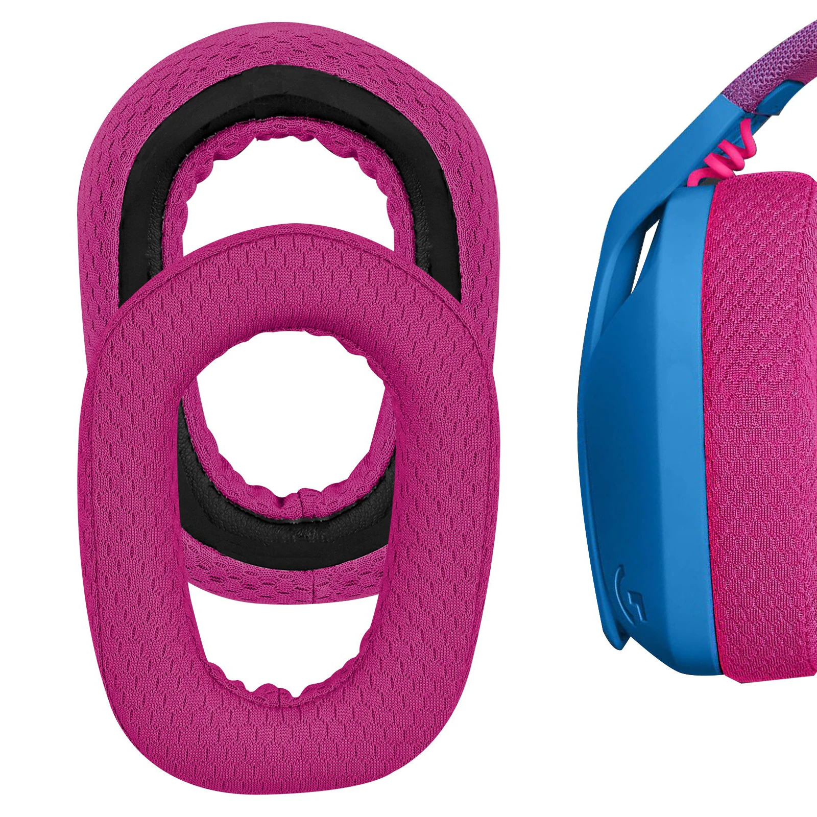Sostituzione Comfort Mesh Fabric Auricolari Cuscinetti Per Le Orecchie Cuscini Tazze Parti Di Riparazione Per Cuffie Logitech G435 Cuffie