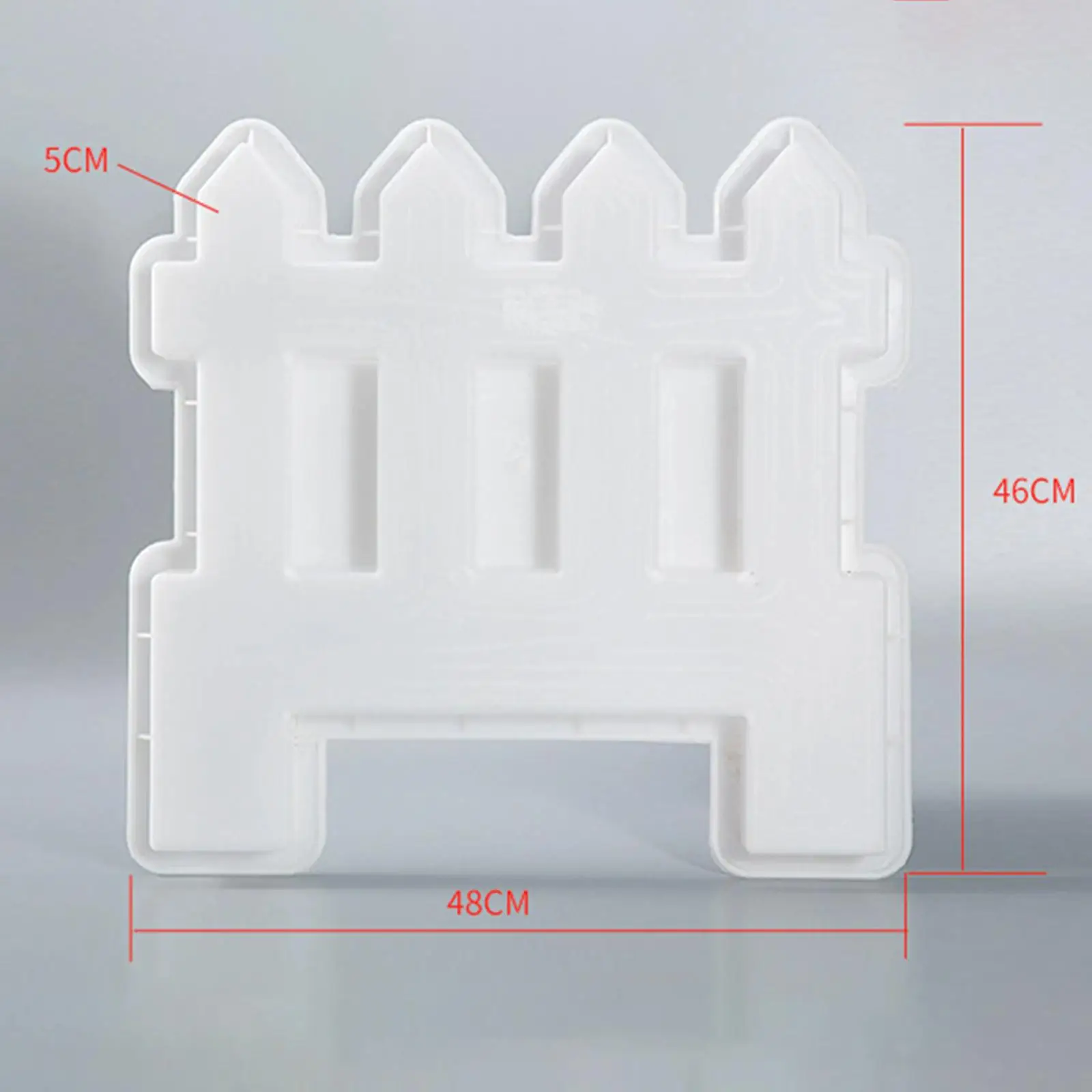 Garden Border Mould DIY Fencing Landscaping Decorative Resin Casting Reusable for Lawn Porch Terrace Roadside Flower Bed
