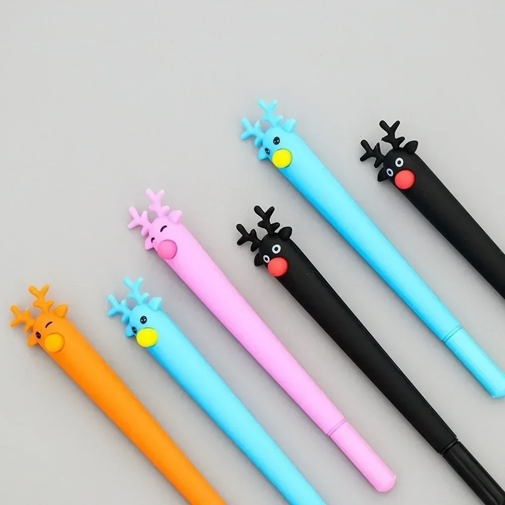 

4PCS Cute Cactus Modeling Gel Pen Student Stationery Novelty School Material Office Supplies Christmas Gift Writing Supplies