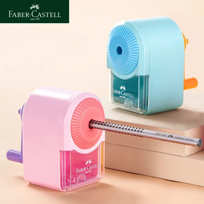 Pencil Sharpener Manual Hand Crank Sharpen 8mm in Diameter Candy Colors for Kids Artists Student Office Stationery