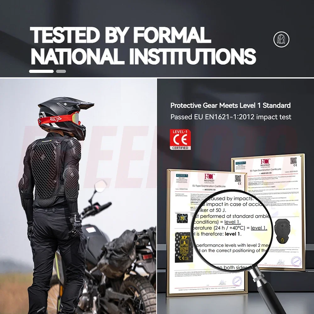 Motorcycle Jacket Honeycomb Full Body Armor Protection Jackets Motocross Racing Clothing Breathable Protectors SULAITE motorcycle jacket,motorcycle armor,motorcycle clothing