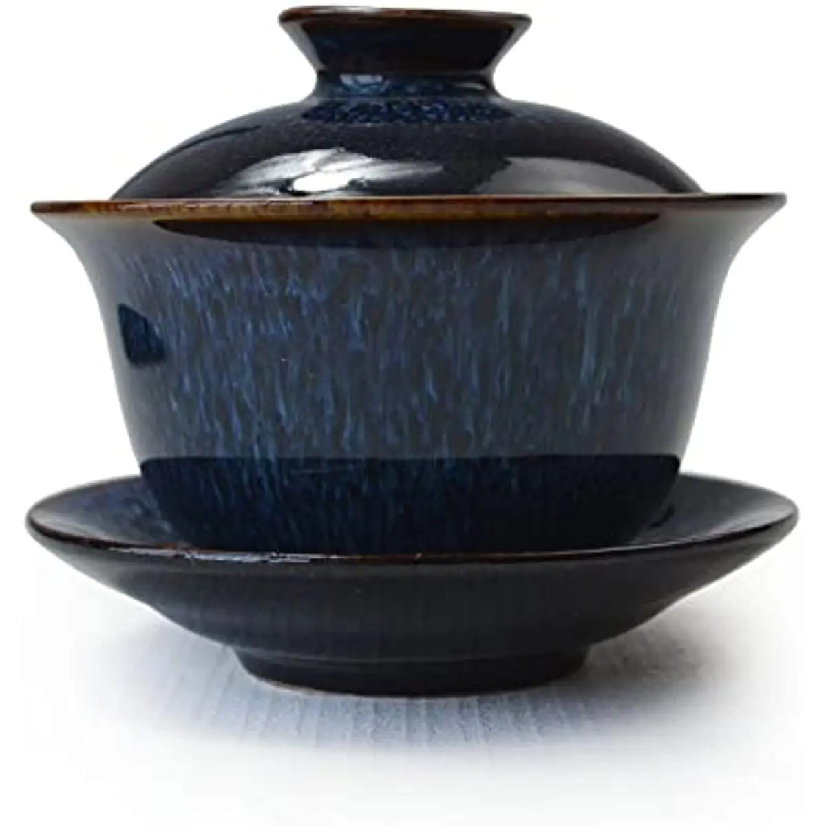 

Фарфоровые чашки Gaiwan 6 унций чайная чашка цветные глазурованные чашки китайская чаша с крышкой чаша губы блюдце набор