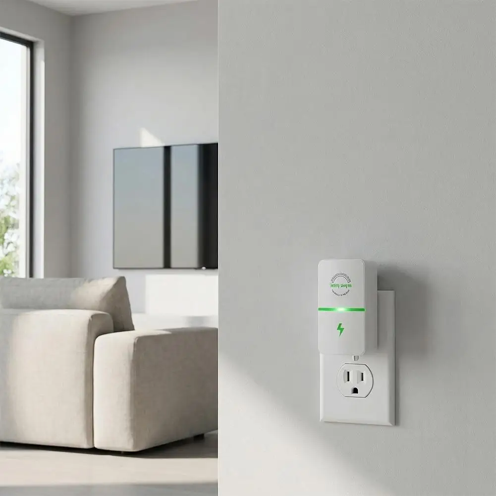 Dispositivo Intelligente per il Risparmio Energetico Domestico, Presa Smart per Spina USA/UE, Riduce la Bolletta Elettrica per Uso Domestico - immagine 6