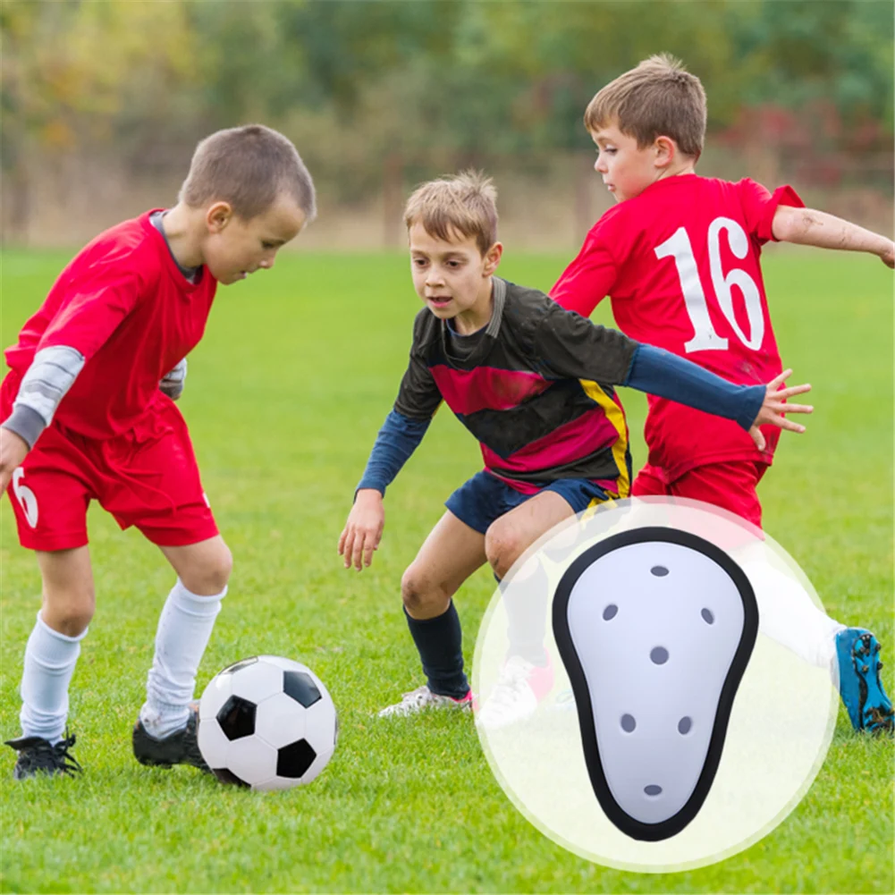 Football Crotch Protection Boys Men Sports Breathable Hollow Out Crotch Protector Guard Taekwondo Kick Boxing Protect football crotch protector