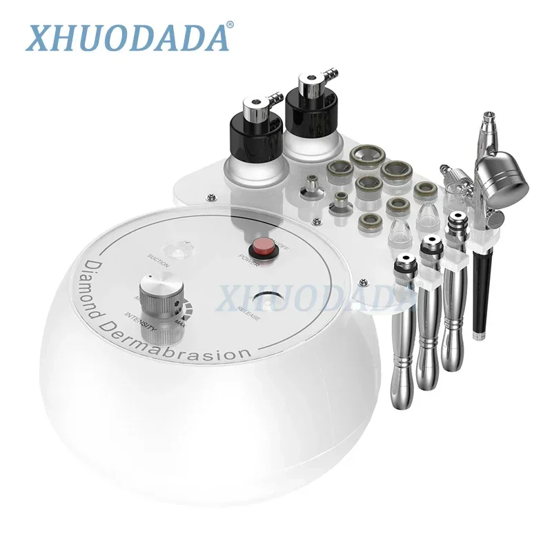 4 in1 Diamond Microdermabrasion Dermabrasion Machine Water Spray Exfoliation Beauty Machine Wrinkle Face Peeling