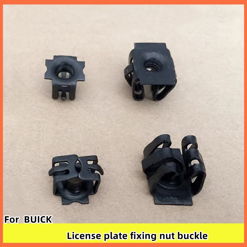 Suitable For Buick GL8 GL6 License Plate Fixing Nut Buckle Automobiles Parts Accessories Clips Coche Car Stuff Auto wenlo for buick enclave encore excelle gl6 gl8 larcosse regal verano magnetic car side window sunshades cover mesh car curtain