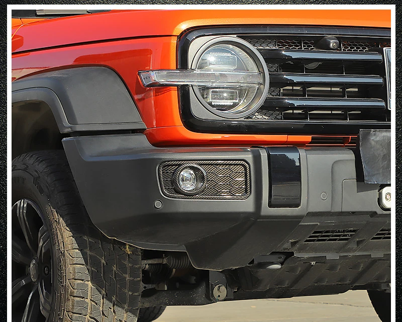 

Suitable For Tank 300 2021 2022 2023 Front Bumper Fog Light Anti-collision ABS Protective Frame Decorative Accessories