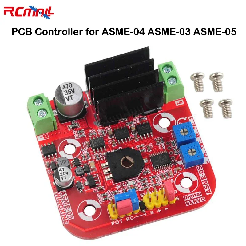 PCB Controller for ASME-05 ASME-04 ASME-03 Series Robot Servo High-power High-torque Servo Controller 12V~24V 380kg.cm Servo Controller