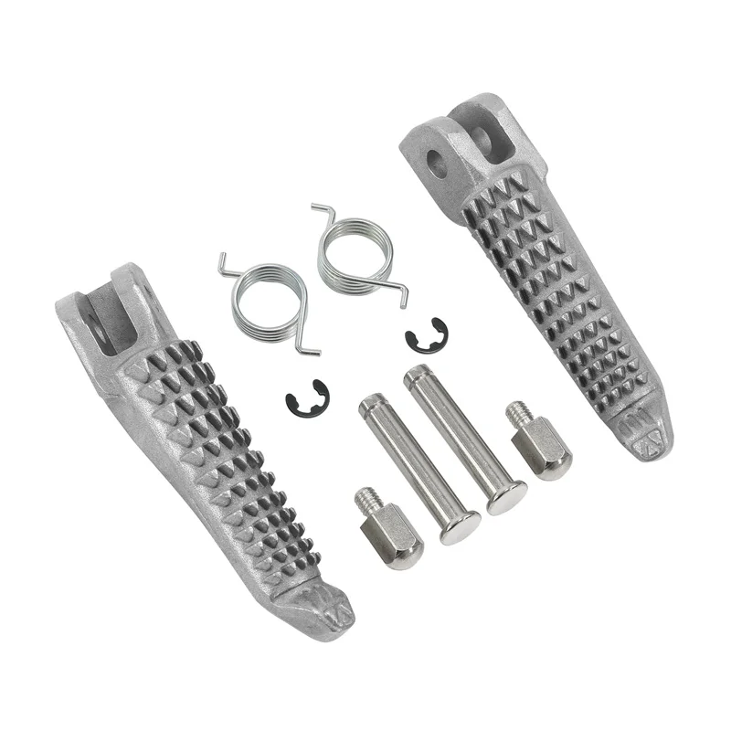 Front Driver Footpegs Footrest For Kawasaki Ninja 400-Z400-ZX-4RR ZX-4R-Z7 Hybrid