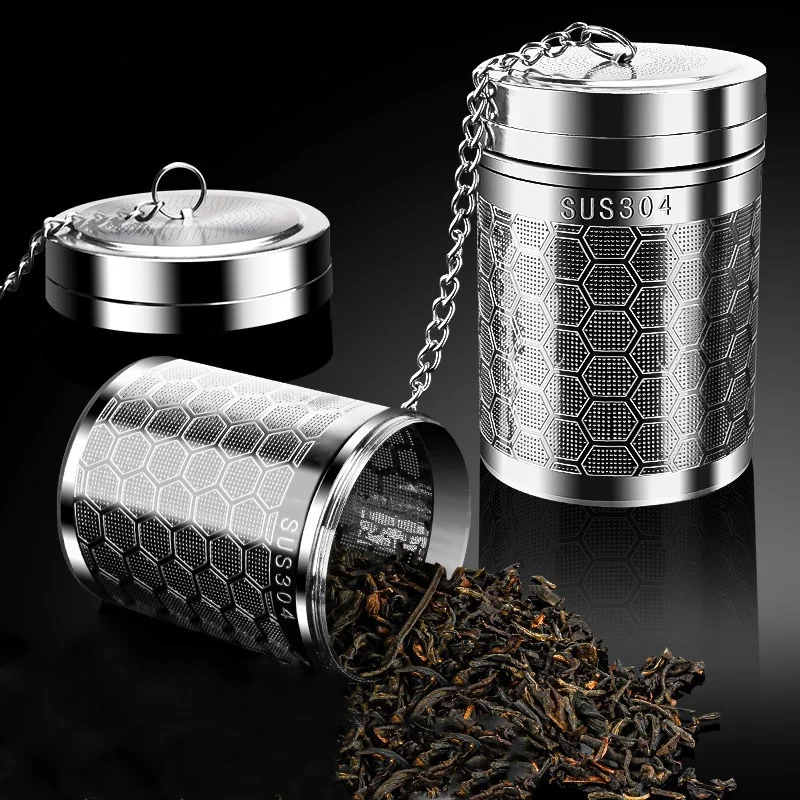Tea Infuser Tea Strainer Tea Filter 1pc Extra Fine Mesh Stainless Steel with Extended Chain Hook