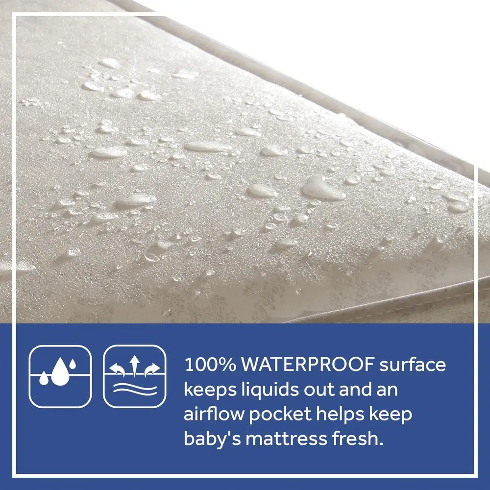 2-Stage Baby Crib Mattress Innerspring Hypoallergenic Waterproof Extra Firm Toddler Bed Mattress 150 Coils Airflow Pocket Safe 5