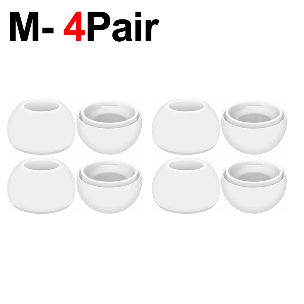 Premium Soft Silicone Anti-Slip Eartips - Comfortable Earbuds with Enhanced Grip