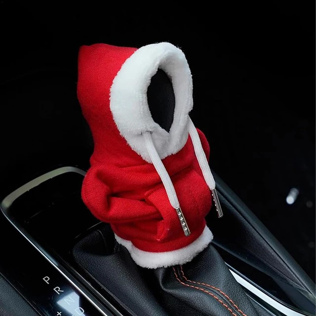 Christmas Car Shifter Hoodie Cover Portable Gearstick Shifter Knob Hoodie  Cover Universal Gear Stick Decoration Car Accessories - AliExpress