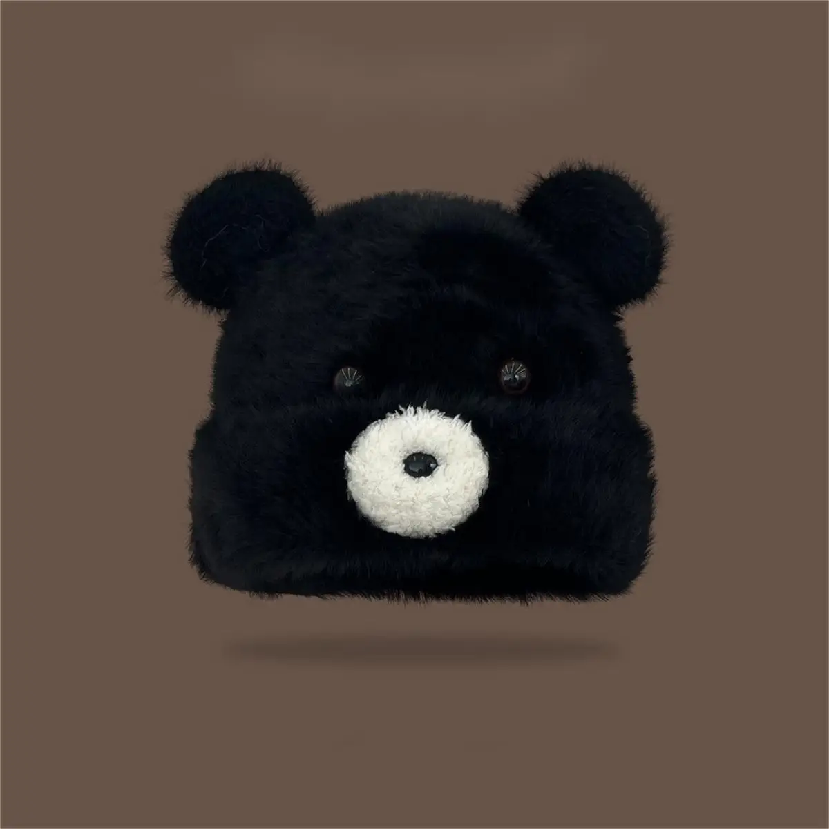 Pullover Hat Cute Cartoon Bear Ears Plush Female Autumn Winter Warm Ear Knitted Hat Cold Hat Tide 4