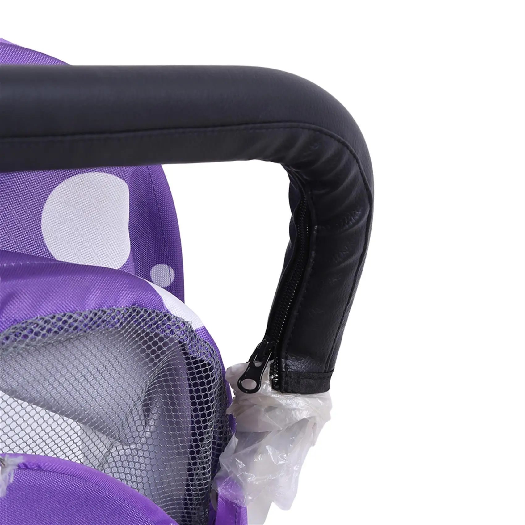Baby Kinderwagen Leder Griff Abdeckungen Trolley Armlehne Schutzhülle Baby Warenkorb Zipper Schutz Abdeckung Kinderwagen Zubehör – Detail 12