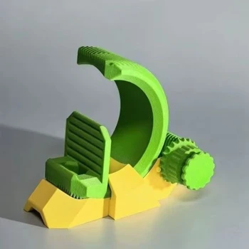 Supporto per Telefono Stampato in 3D, Design Girevole di Tendenza, Base Meccanica Staccabile per Decorazione Fai-da-Te