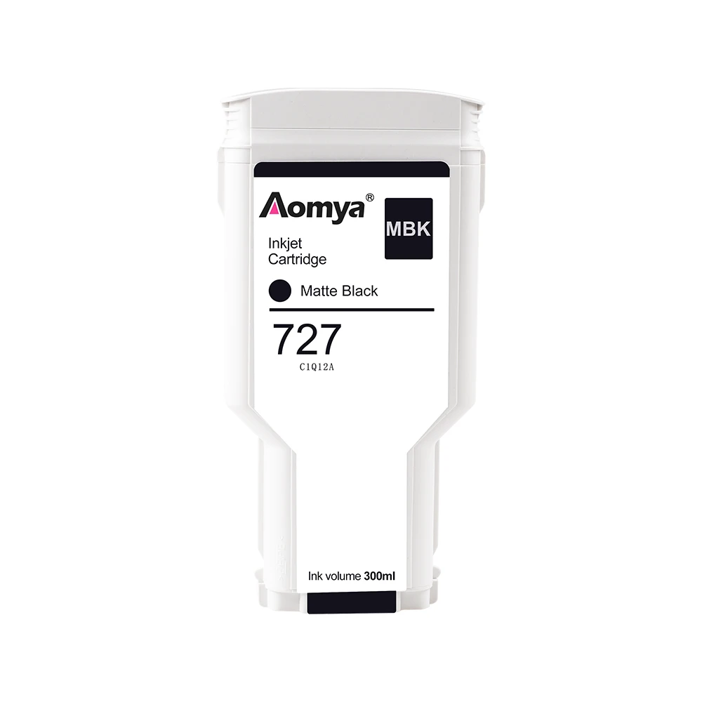 Cartucho de Tinta Remanufaturado com Chip Adequado para hp Designjet T920 T930 T1500 T1530 T2500 T2530 727 300ml - Imagem 2