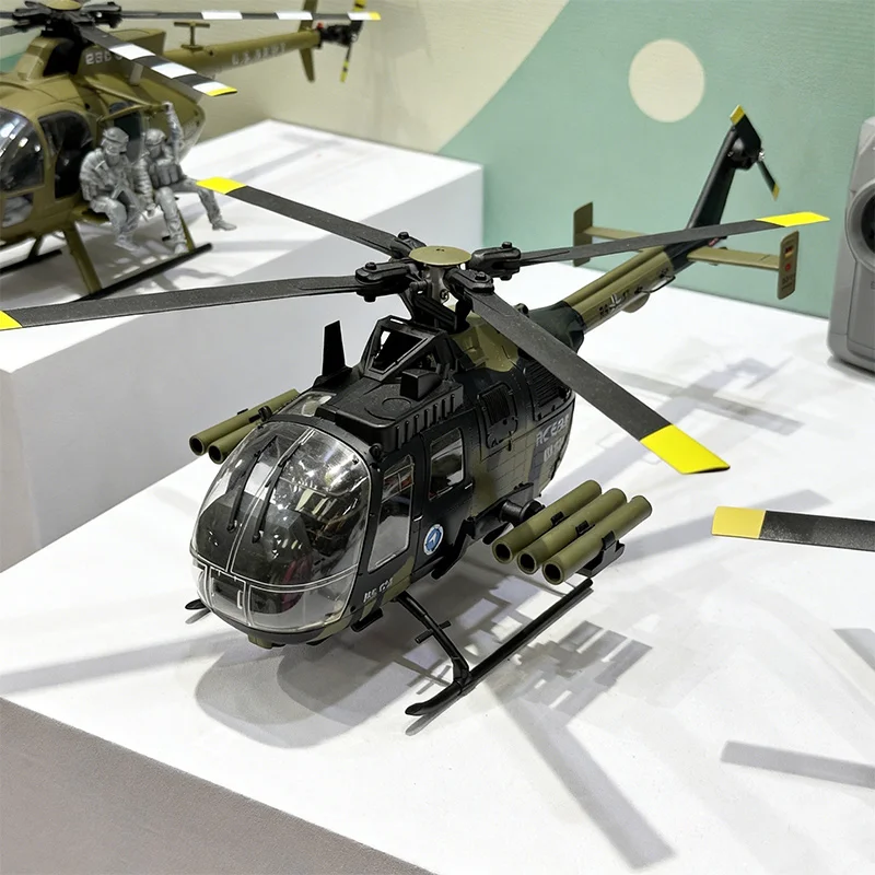 RC ERA 1:25 Remote Control Helicopter C180 Dual Brushless Simulation Helicopter BO105 One-Key Inverted Flight Optical Flow Lidar - 6