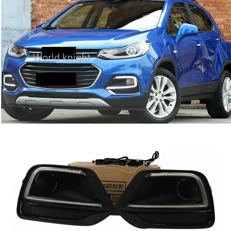 

LED Daytime Running Lights DRL Fog Lamps For Chevrolet Trax 2017-2019