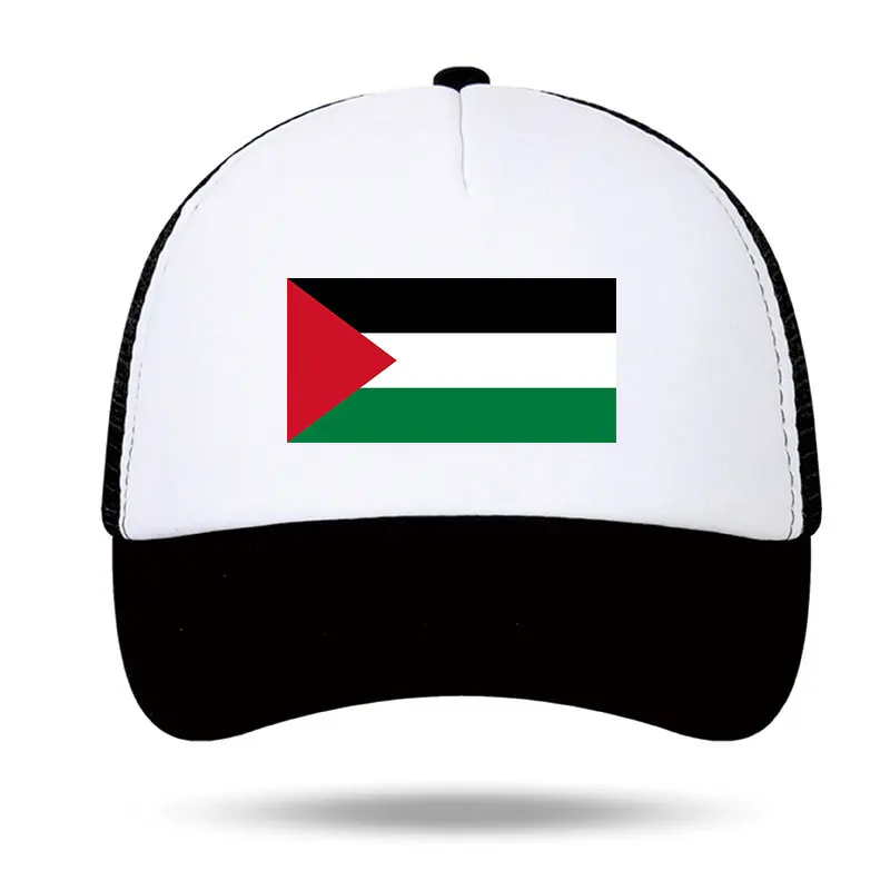 

Flag of Palestine Printed Mesh Trucker Cap Adult Daily Sun Fisherman Cap Autumn Outdoor Visor Baseball Cap Girl Boy Hat
