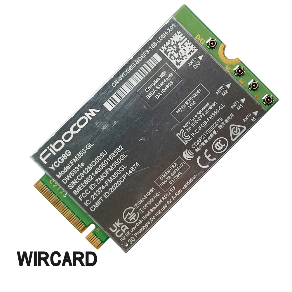 Módulo Portátil para Latitude Solução 5g Fm350-gl Dw5931e Dw5931e-esim Latitude 7440 Latitude 5531 9330 3571 5000 Fm350- gl - Imagem 2