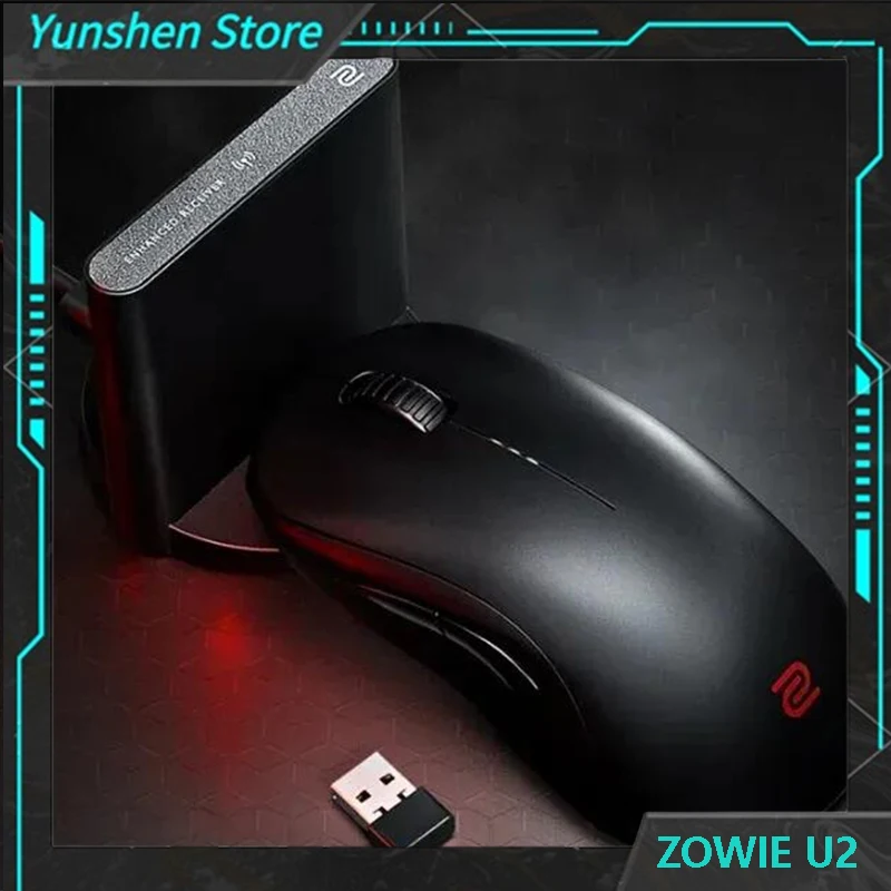 

ZOWIE GEAR U2 Wireless Mouse USB 2.4G Anti-interference Symmetrical Hand Ergonomics 3395 Sensor Laptop PC Gaming Mouse Gift