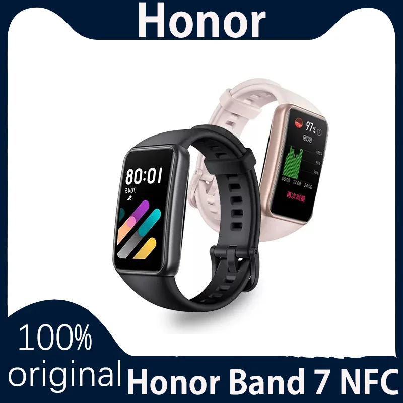 Global Version HONOR Band 7 1.47 Inches AMOLED Display 2 Weeks Battery Life  24/7 Blood Oxygen Monitoring Smartband - AliExpress