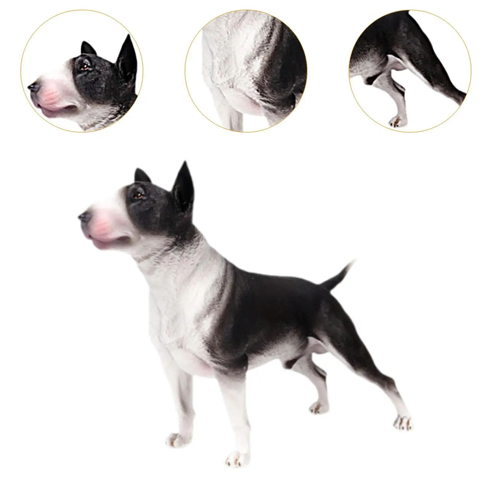 Lifelike Dog Sculpture Sculpture Collectible Gifts Art Decor Animal Figurine