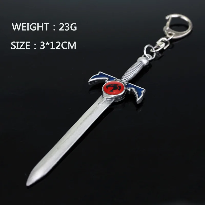 Anime Thundercat Sword Keychain Men Weapon Model Key Chain Key Rings Car Accessories Souvenirs mini sword keychain,anime keychain pendant,anime keychain