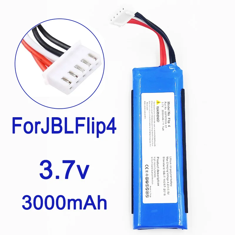 Batterie 3000mAh Compatible JBL Flip 4 Et Flip 4 Special Edition - Remplace GSP872693