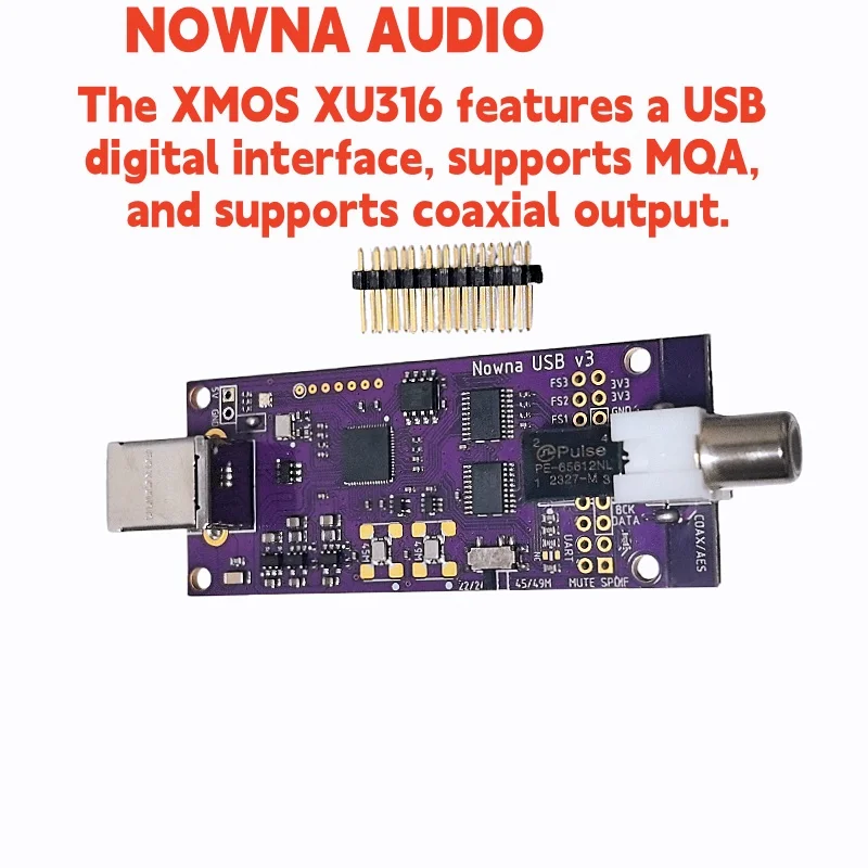 Xmos Usb B Module Amanero Italy USB digital interface XMOS XU316 supports MQA ...