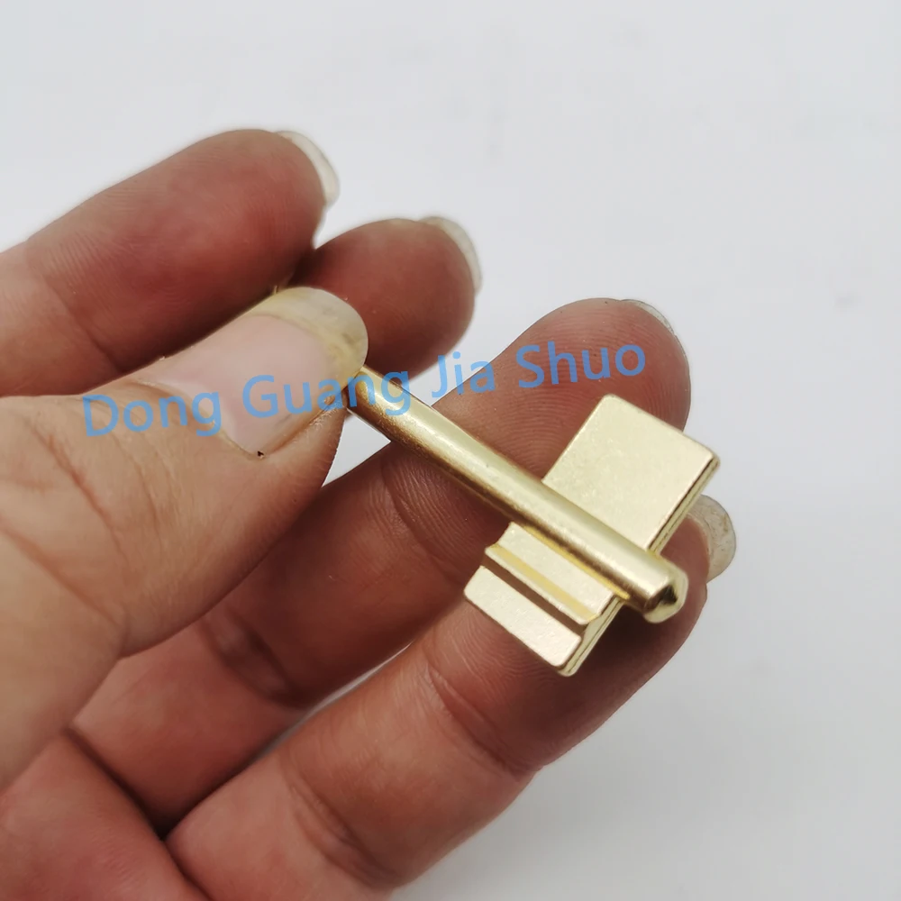 10pcs Anti Theft Door Key Embryo Flagpole Key Variant BRASS Blanks For Locksmith JS 3001