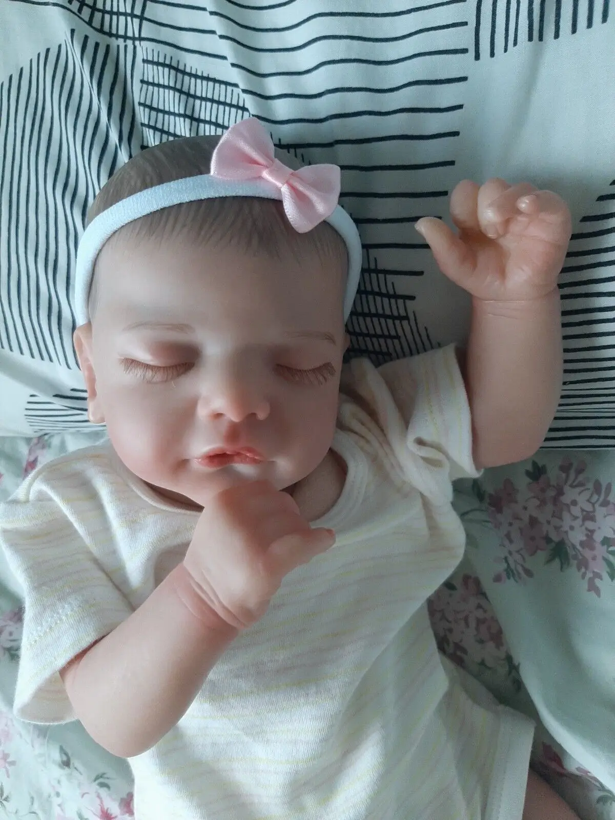 

19Inch Reborn Doll Sam Premature Baby 3D Skin Painted Visible Veins Lifelike Newborn Toy Figure Gift For Girls