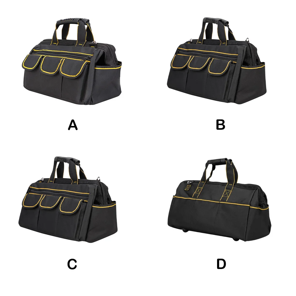 

Тканевая сумка для электрика с большой емкостью и многофункциональной вставкой, удобное хранение различных инструментов, Портативная сумка