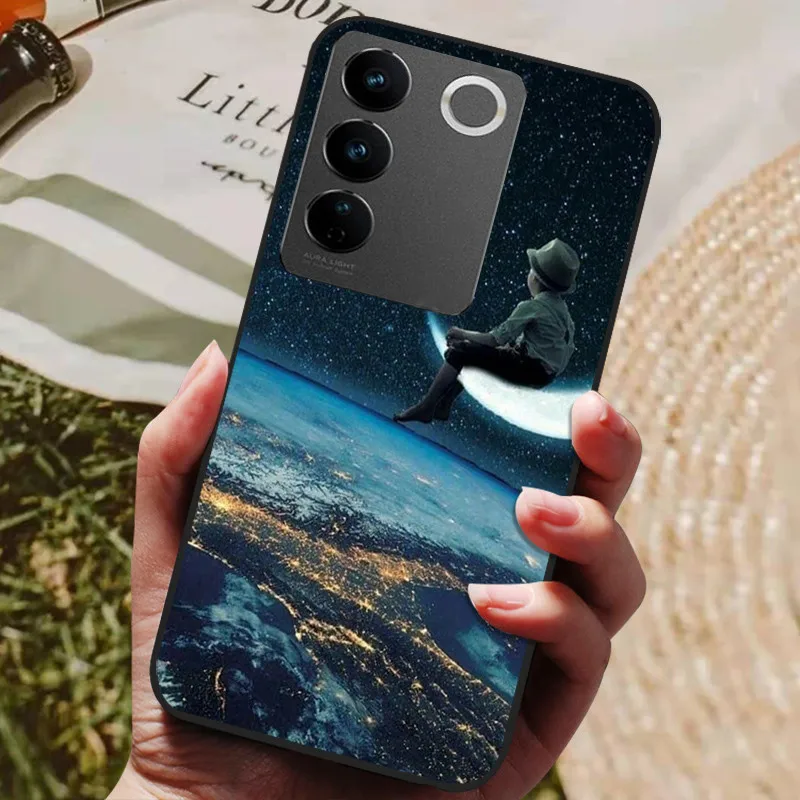 Sleek Black Silicone Phone Case - Durable TPU Protective Cover