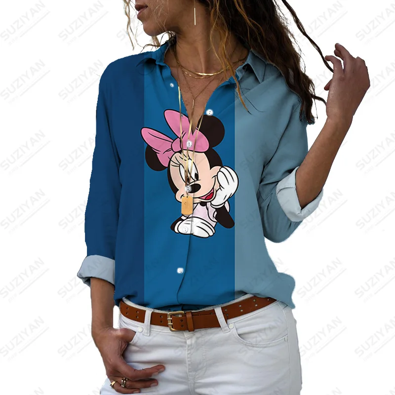 

Temperament Long Sleeve Shirt Casual Woman Shirt Long Sleeve Women Print Temperament Casual Tops Fashion New Women'S Top