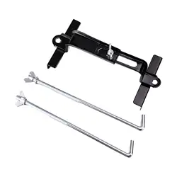 Car Battery Hold Down Kit Easy Installation Hex Nuts Fixing Bracket Adjustable Crossbar Battery Tie Down Kit for Automotive