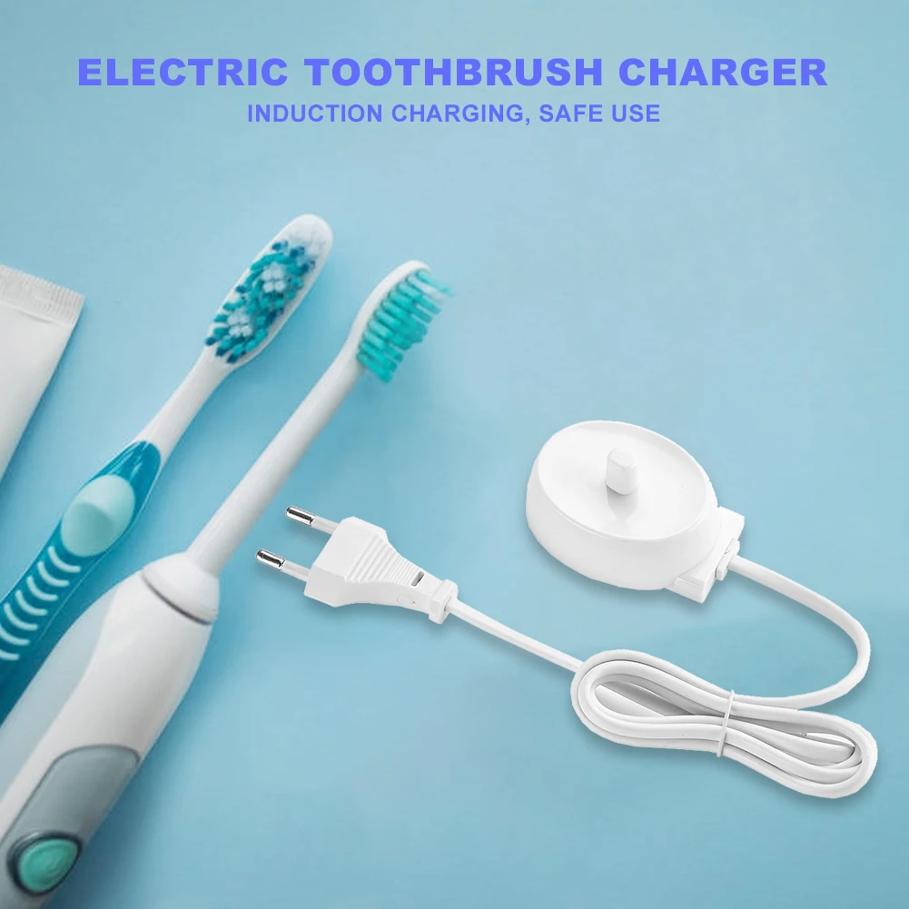 220V Replacement Electric Toothbrush Charger Wall Charger Adapter Model 3757 for Braun Oral-b D17 OC18 Toothbrush Charging Cradle
