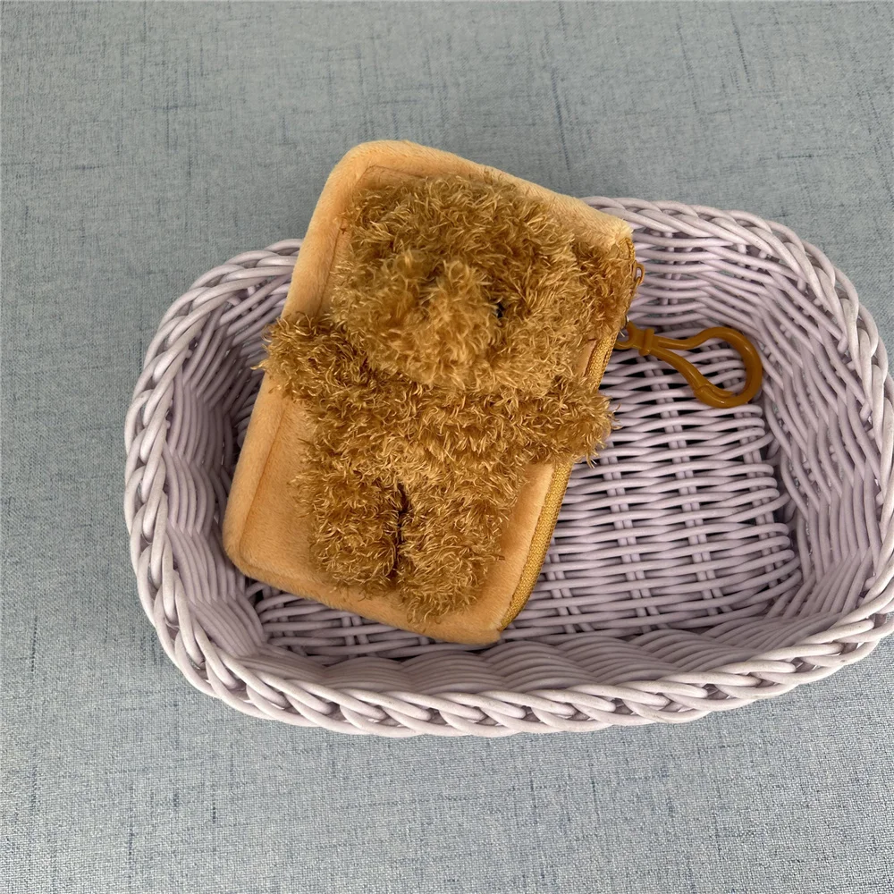 지갑 믹스 컬러 30개 플러시 토이 동전 지갑 12CM 곰 플러시 동전 가방