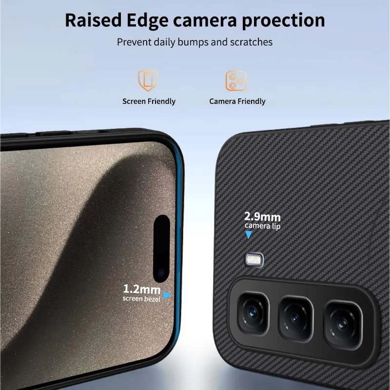 Premium Magnetic Wireless Matte Carbon Fibre Phone Case - Anti-Fall & Durable Hard Cover
