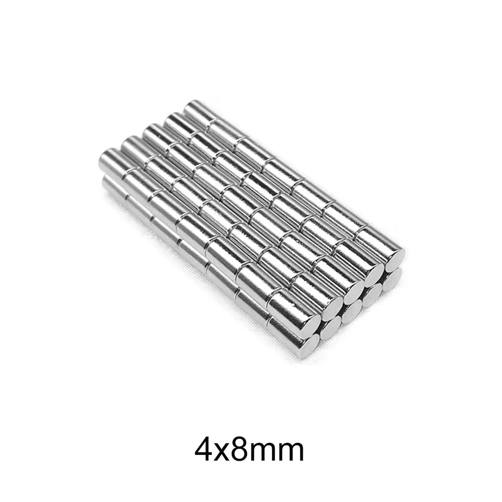 

4x8 mm Mini Small Round Magnets N35 Neodymium Magnet Dia 4x8mm Permanent NdFeB Strong Powerful Magnets 4*8