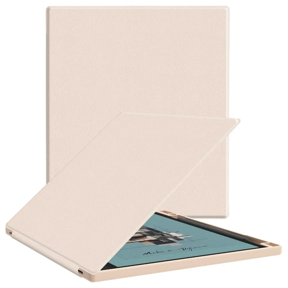 Premium Smart Cover with Auto Sleep/Wake & Pencil Holder - Magnetic Acrylic Back Shell