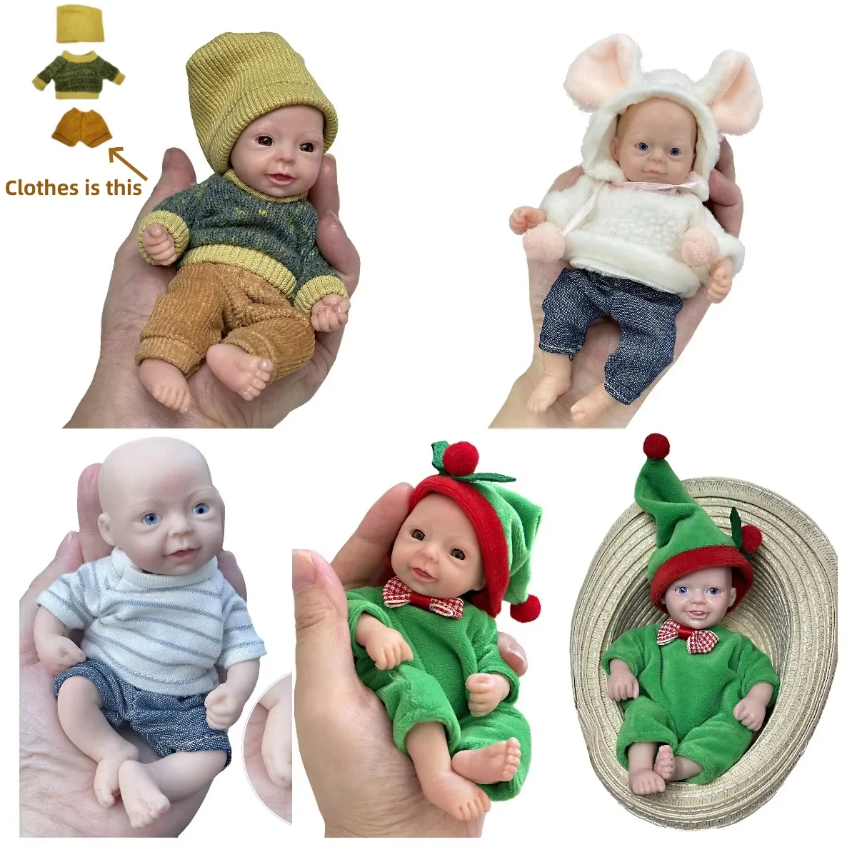 6-Inch Full Silicone Reborn Baby 2