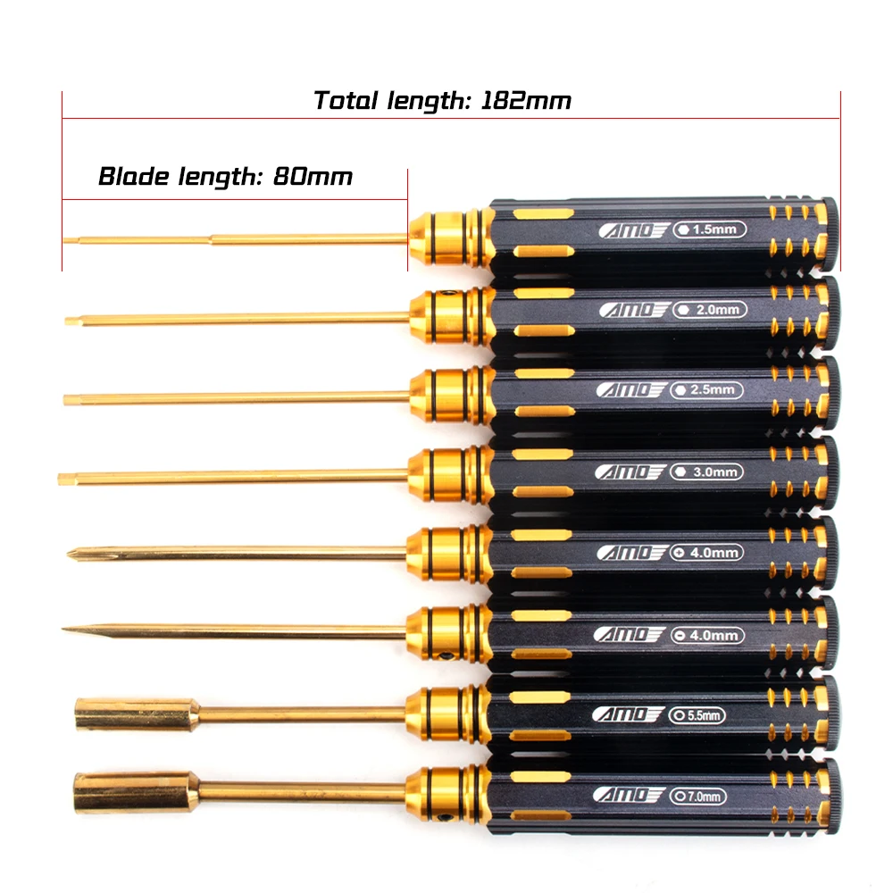 Premium Titanium-Plated Precision Screwdriver Set